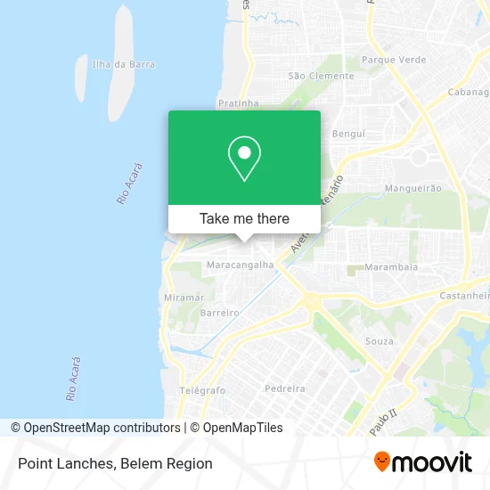 Point Lanches map