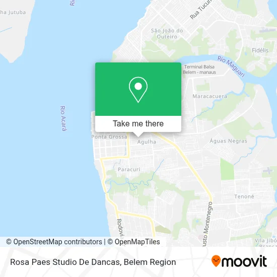Rosa Paes Studio De Dancas map