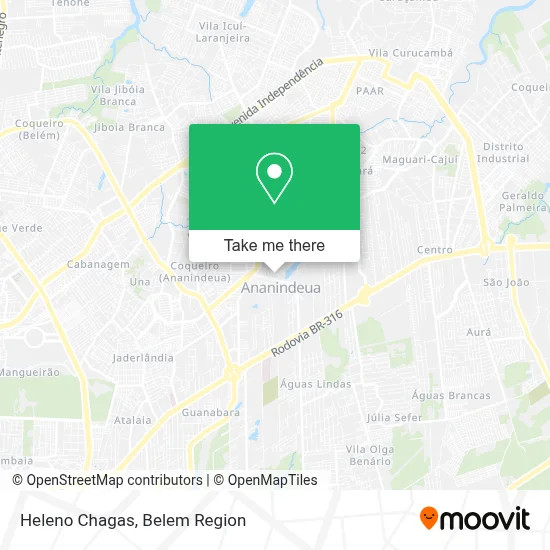 Heleno Chagas map