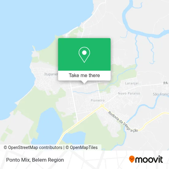 Ponto Mix map