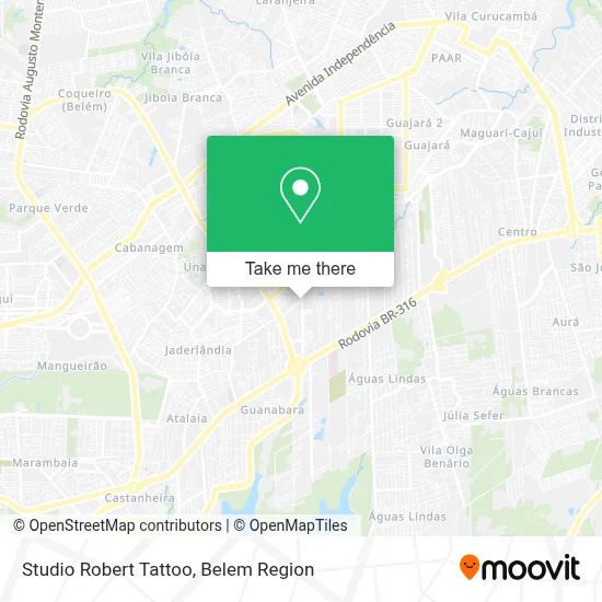 Studio Robert Tattoo map