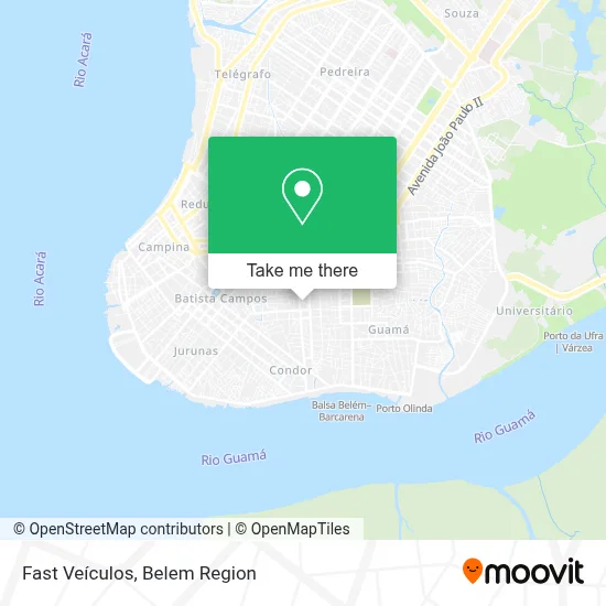 Fast Veículos map
