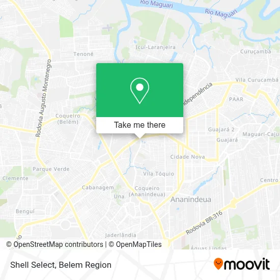 Shell Select map