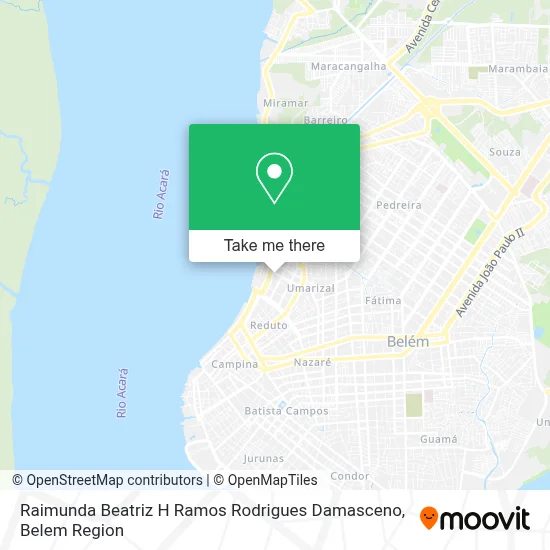 Raimunda Beatriz H Ramos Rodrigues Damasceno map