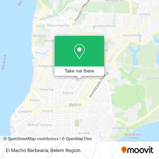 El Macho Barbearia map