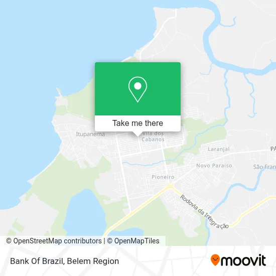 Bank Of Brazil map