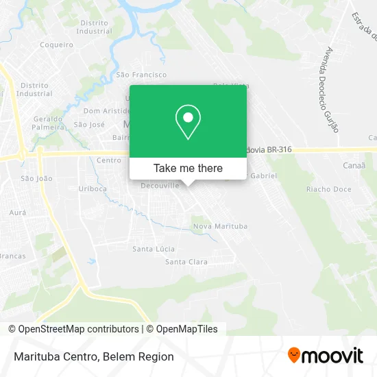 Marituba Centro map