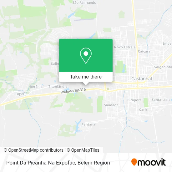 Point Da Picanha Na Expofac map
