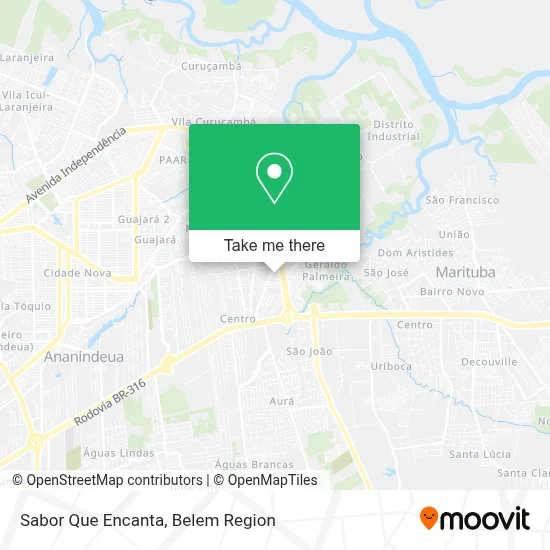 Sabor Que Encanta map