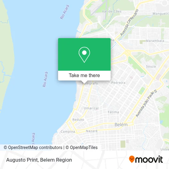 Augusto Print map