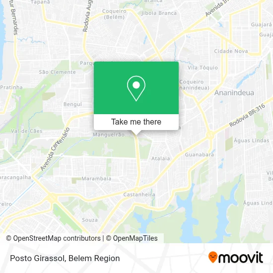 Posto Girassol map