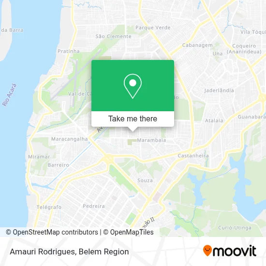 Amauri Rodrigues map