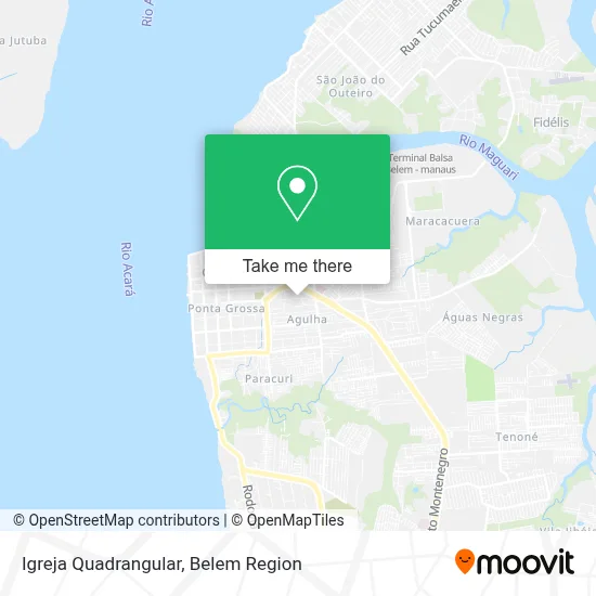 Igreja Quadrangular map