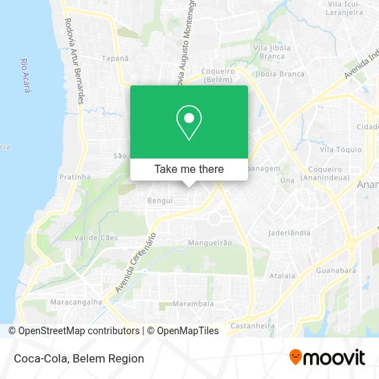 Coca-Cola map
