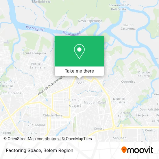 Factoring Space map