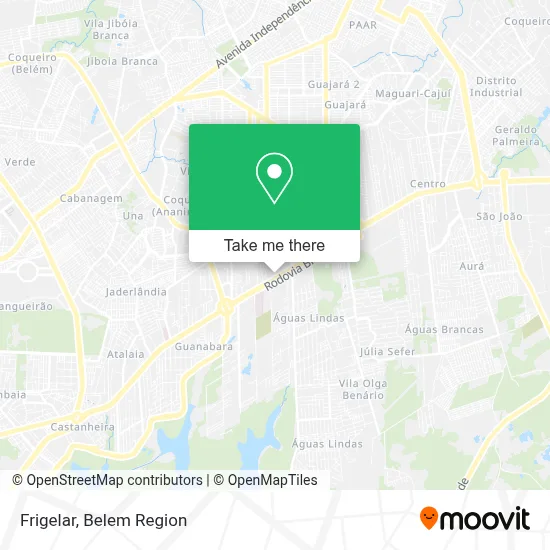 Frigelar map