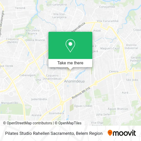 Pilates Studio Rahellen Sacramento map
