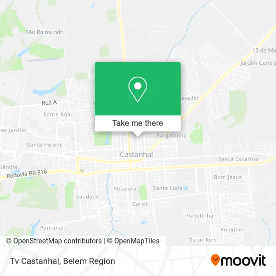Tv Castanhal map