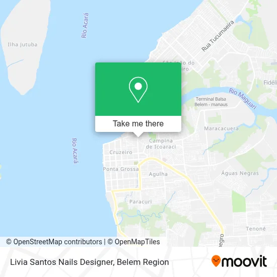 Livia Santos Nails Designer map