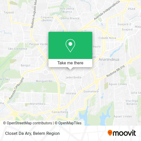 Closet Da Ary map