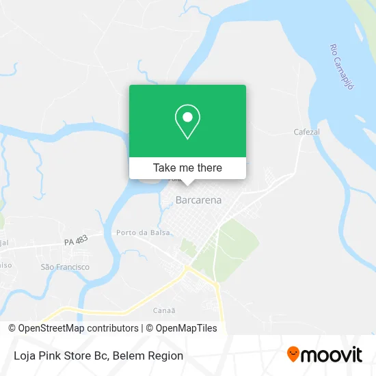 Loja Pink Store Bc map