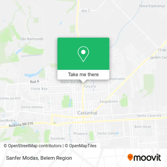 Sanfer Modas map