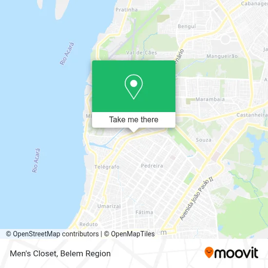 Men's Closet map