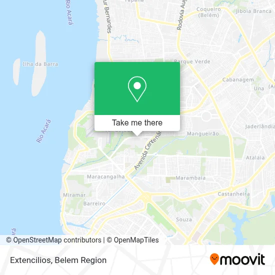 Extencilios map