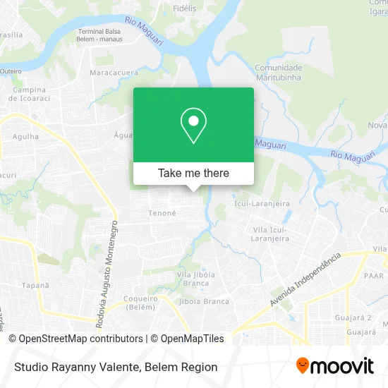 Studio Rayanny Valente map