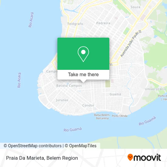 Praia Da Marieta map