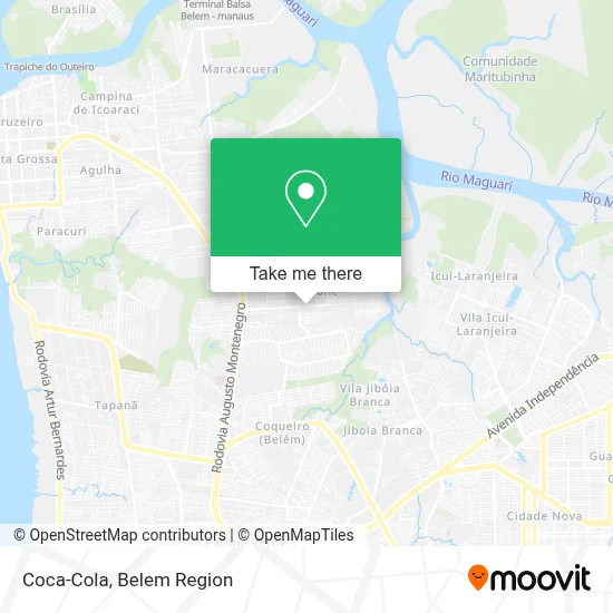 Coca-Cola map