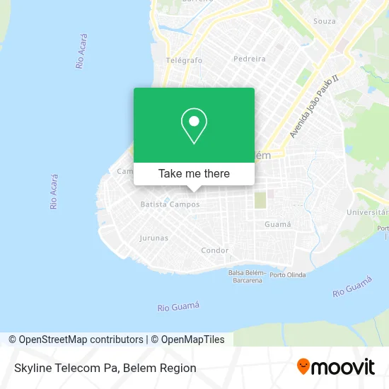 Skyline Telecom Pa map