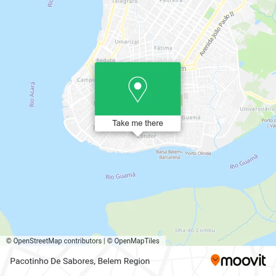 Pacotinho De Sabores map