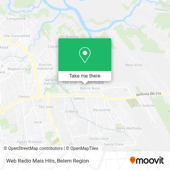 Web Radio Mais Hits map