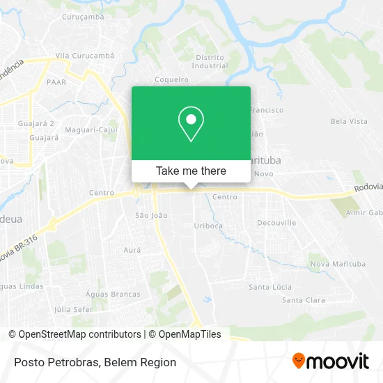 Posto Petrobras map