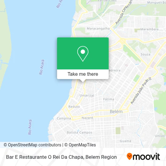 Bar E Restaurante O Rei Da Chapa map