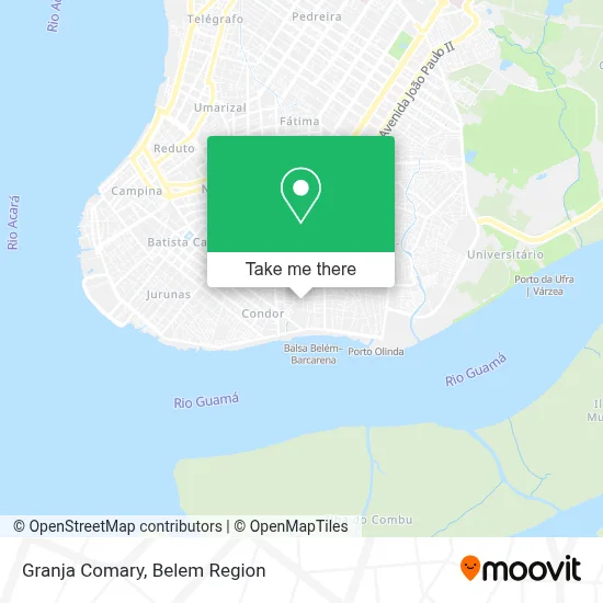 Granja Comary map