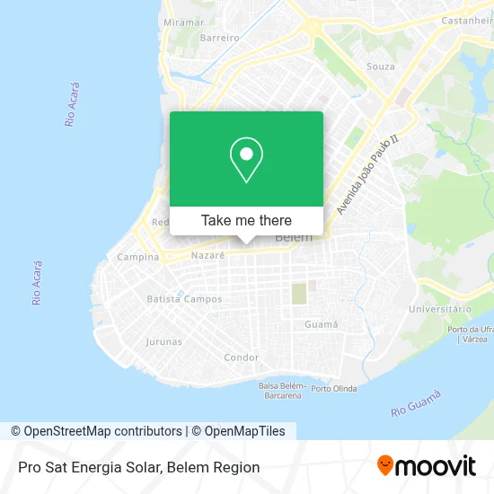 Pro Sat Energia Solar map
