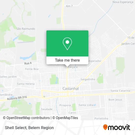 Shell Select map