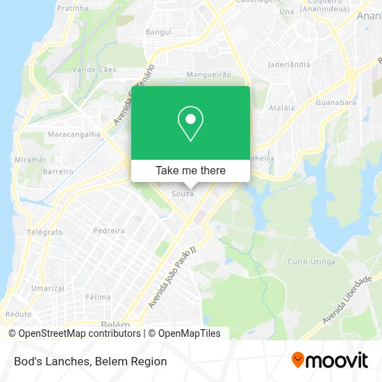 Bod's Lanches map