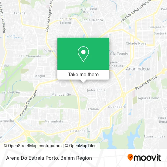 Arena Do Estrela Porto map