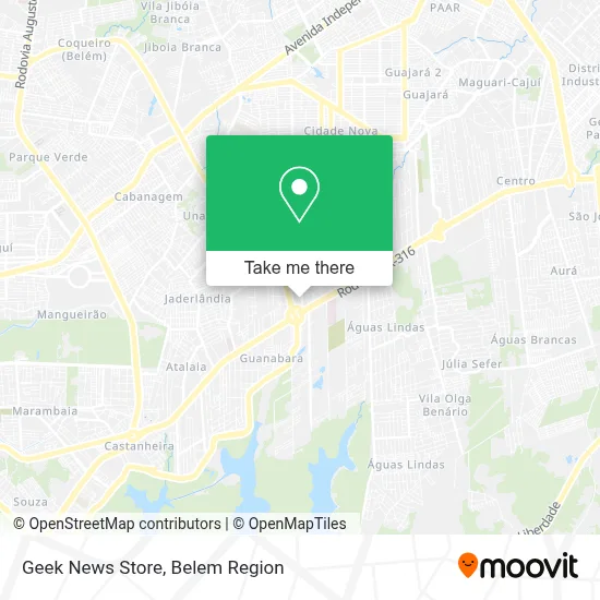 Geek News Store map