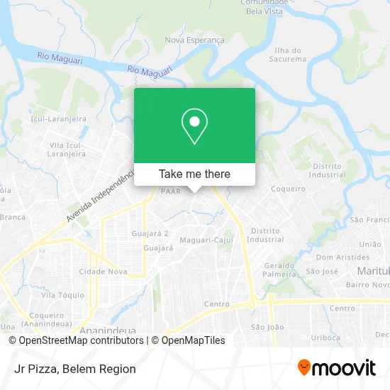 Jr Pizza map