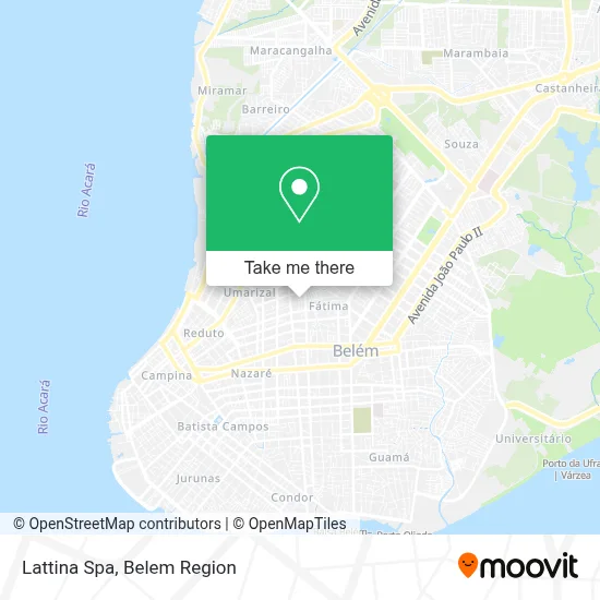 Lattina Spa map