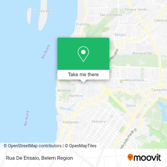 Rua De Ensaio map