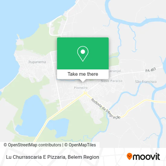 Lu Churrascaria E Pizzaria map