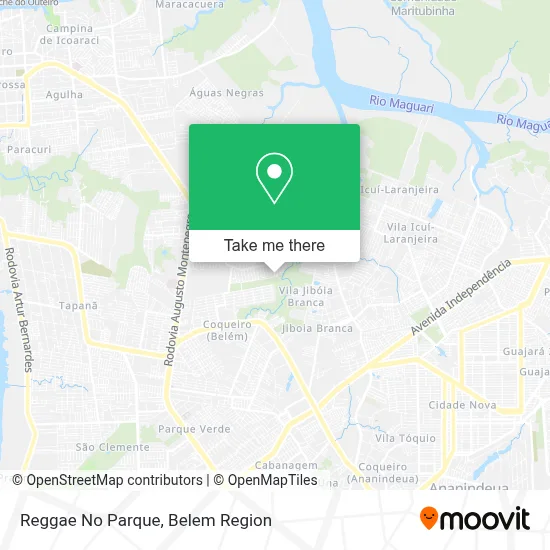 Reggae No Parque map