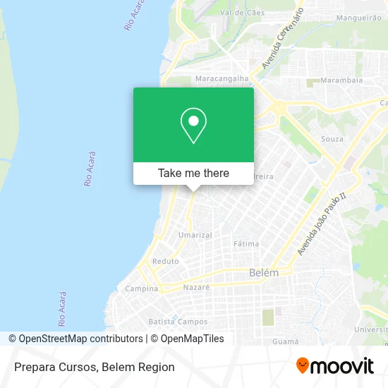 Prepara Cursos map