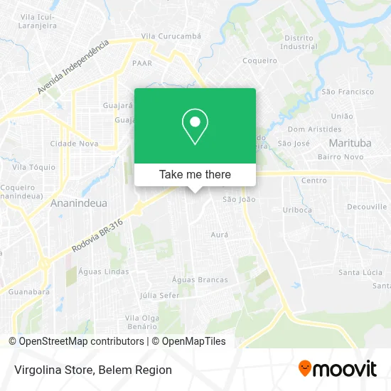 Virgolina Store map