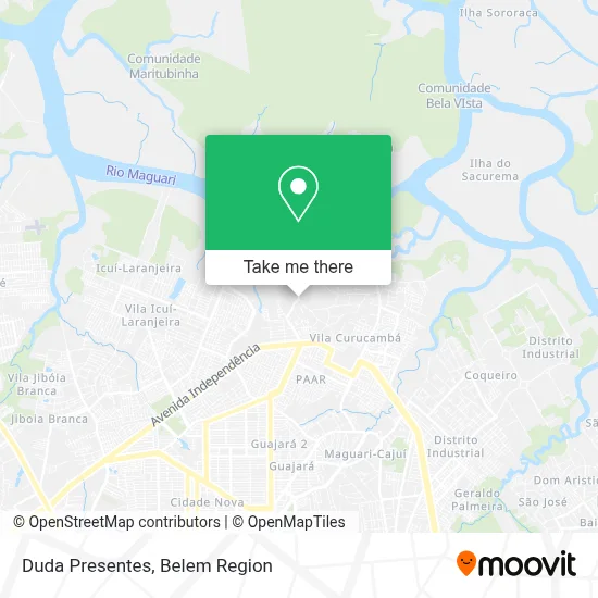 Duda Presentes map